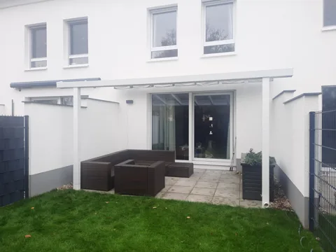 Gartenansicht des Reihenmittelhauses