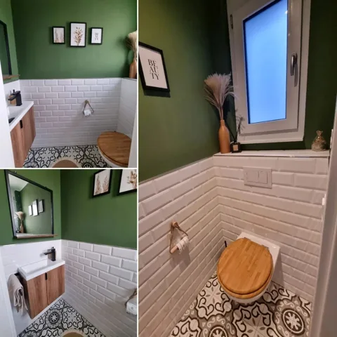 Gäste-WC – Fotocollage