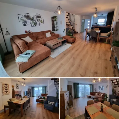 Wohnbereich – Fotocollage mit Personen